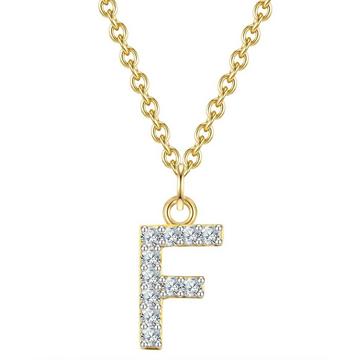 Halskette Buchstabe F