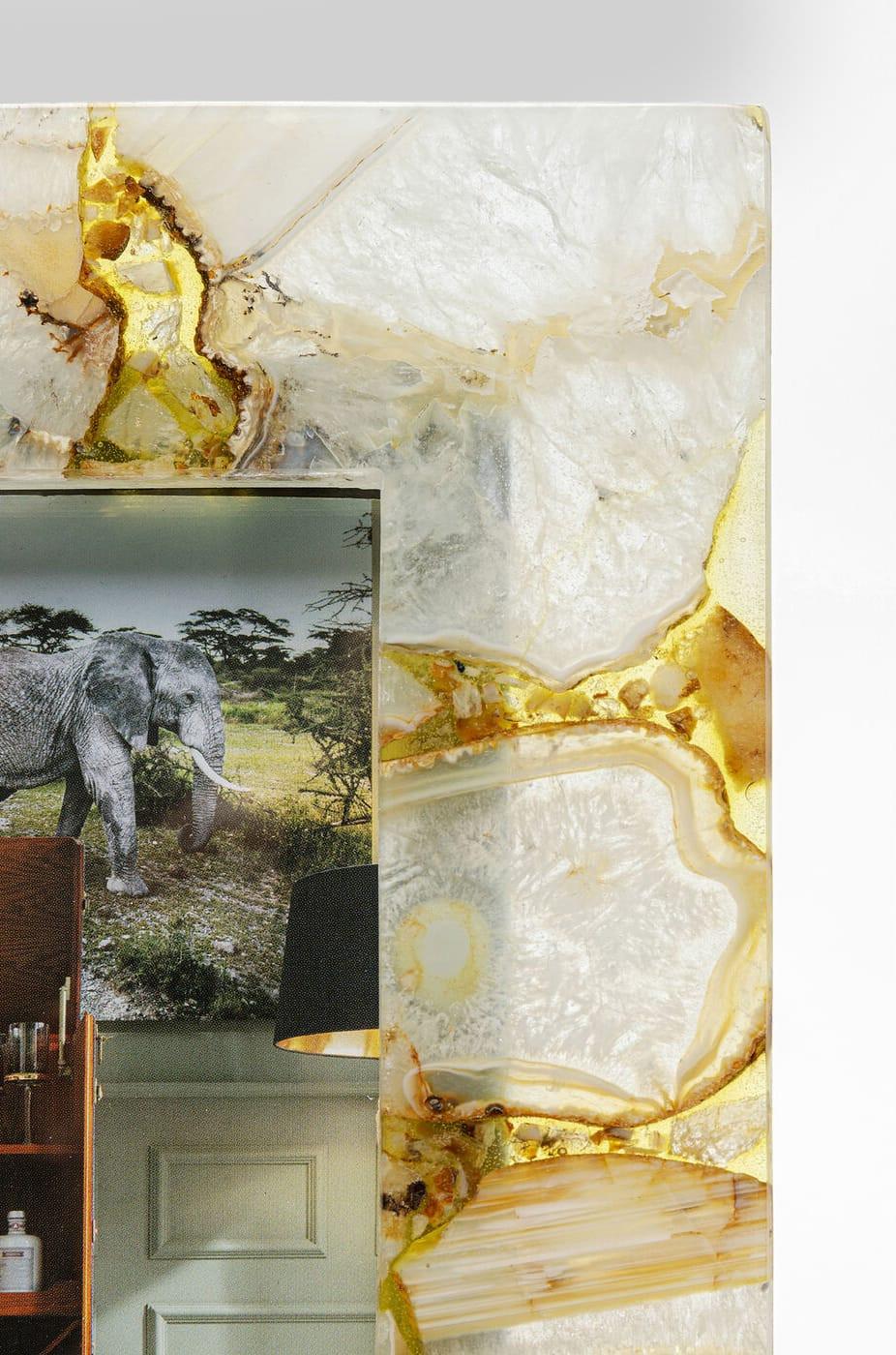 KARE Design Cadre photo Francis Agate jaune 13x18  