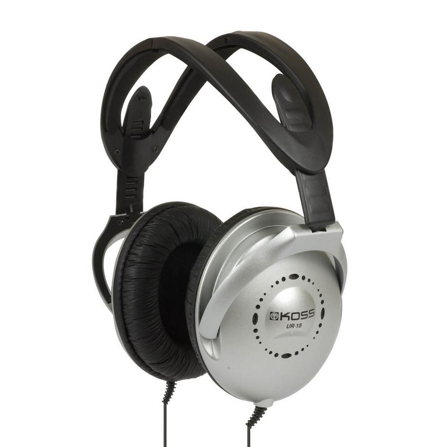 KOSS Kopfhörer UR18 Over Ear Silber
