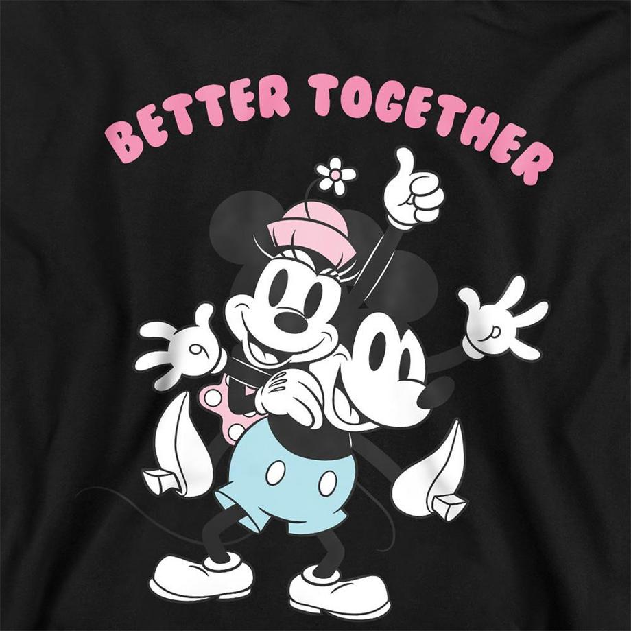 Disney  Better Together Felpa Con Cappuccio Topolino E Minnie Mouse 