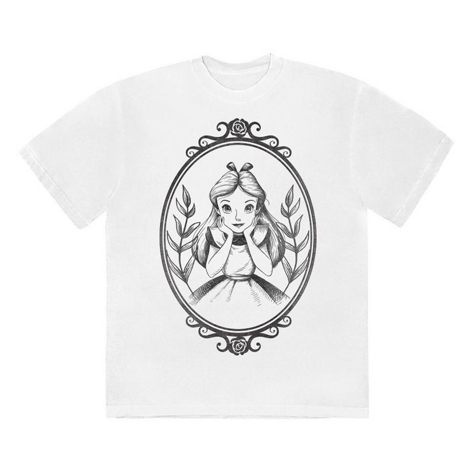 T-ShirtMotif Alice Motiftyle À Bordures