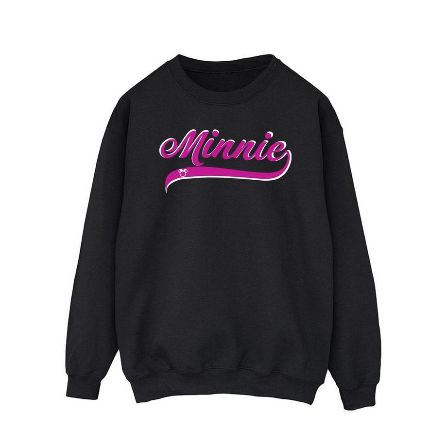 Disney Minnie Mouse Sweatshirt Col Rond  