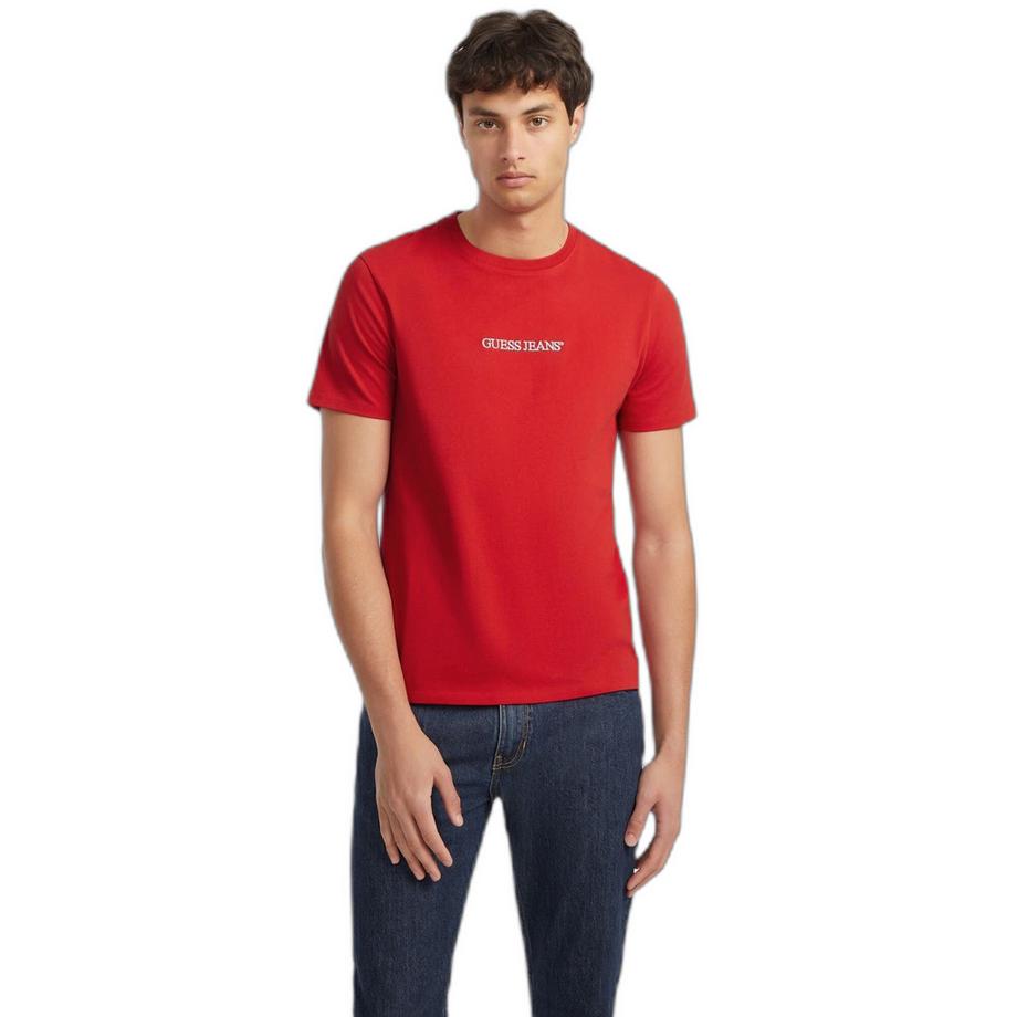 GUESS Slim Fit T-Shirt mit gesticktem Logo  