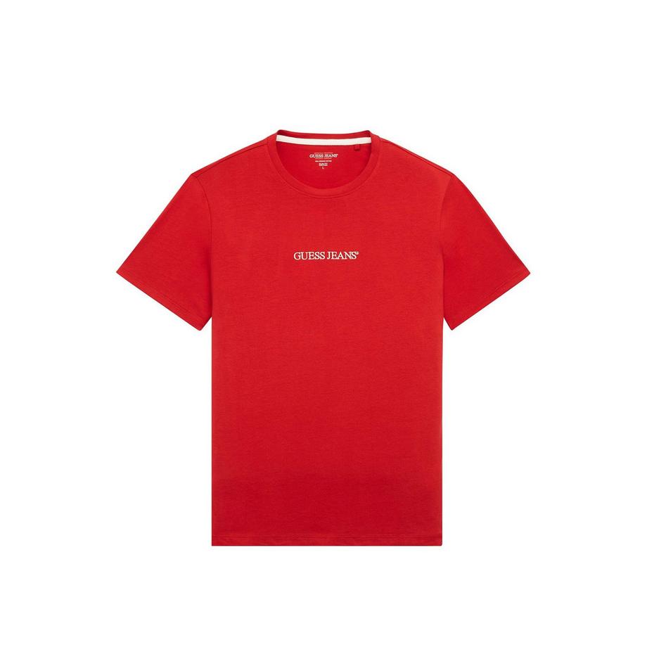 t-hirt lim con logo ricamato gue