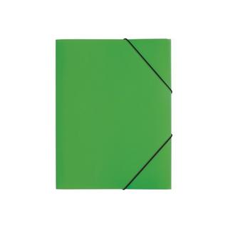 Pagna PAGNA Gummizugmappe A4 21613-05 grün PP 3 Einschlagklappen  