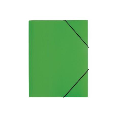 Pagna PAGNA Gummizugmappe A4 21613-05 grün PP 3 Einschlagklappen  