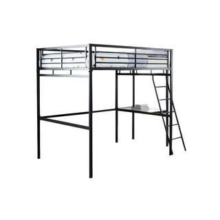 Vente-unique Lit mezzanine CASUAL II plateforme bureau  