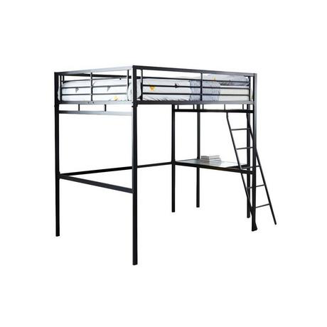 Vente-unique Lit mezzanine CASUAL II plateforme bureau  