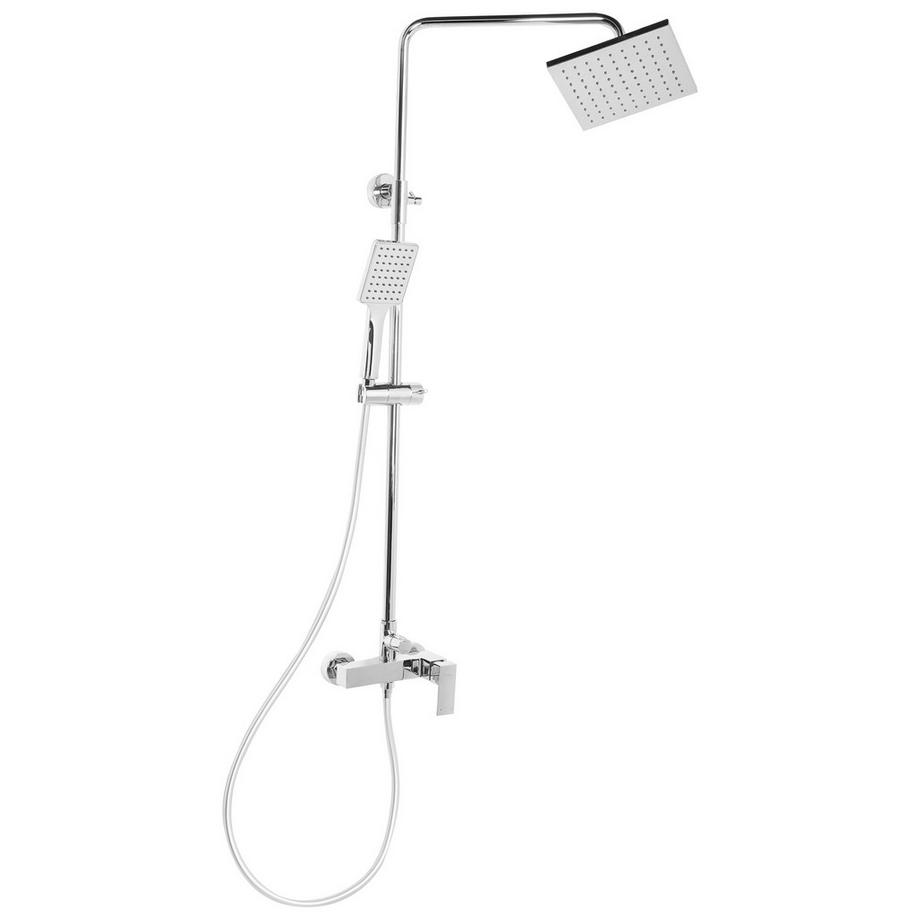 Beliani Ensemble de douche avec mitigeur et douche de pluie en Laiton Moderne CATAGENA  