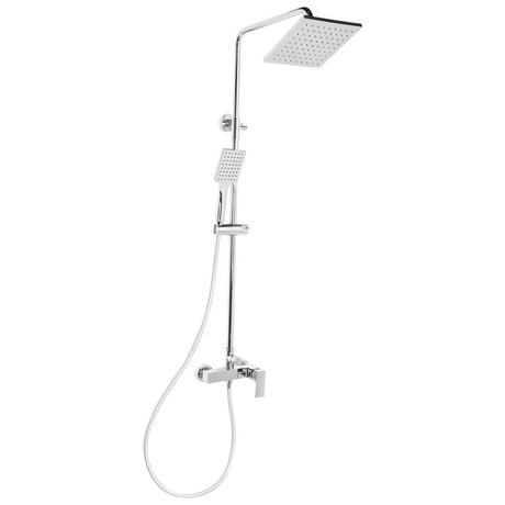 Beliani Ensemble de douche avec mitigeur et douche de pluie en Laiton Moderne CATAGENA  