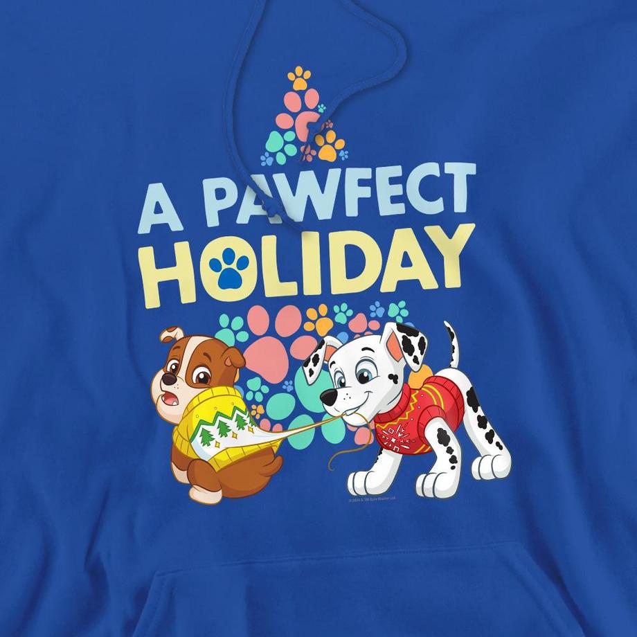 PAW PATROL A Pawfect Holiday Weihnachtliches Design Kapuzenpullover  