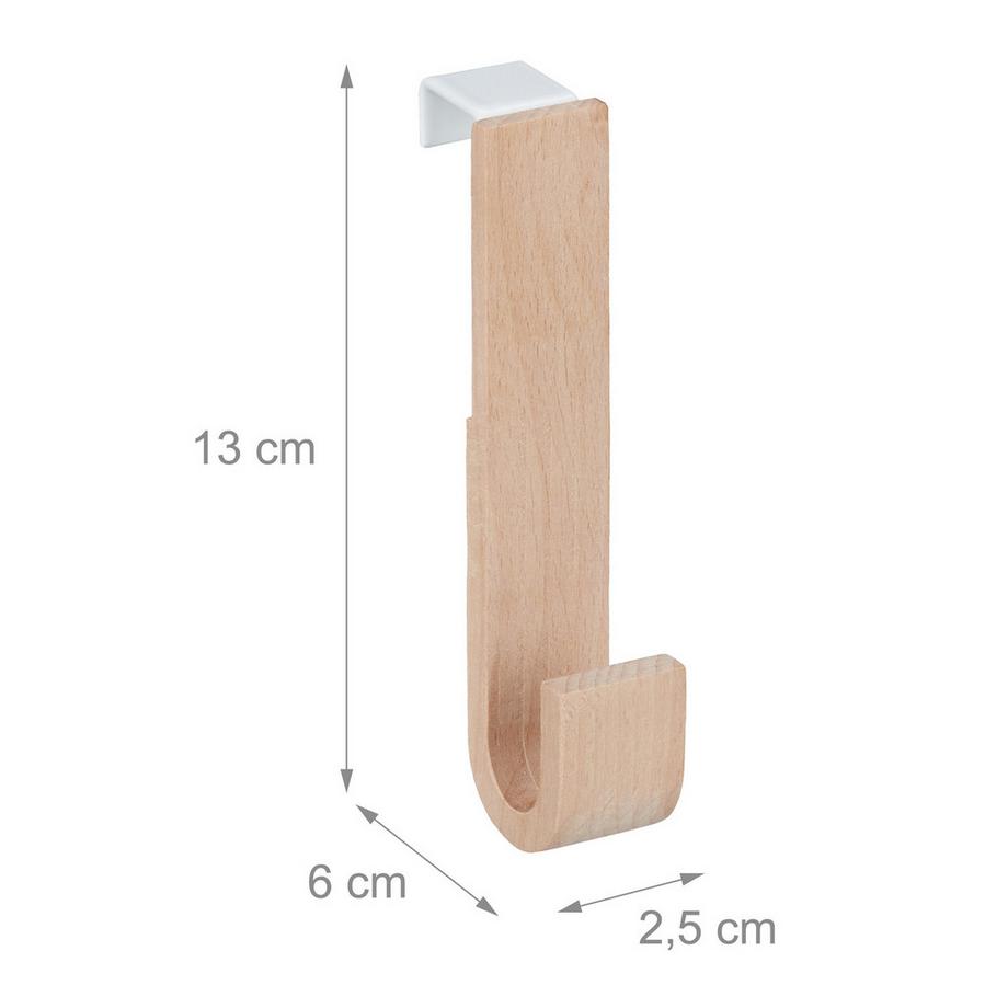 Northix Set di 5 ganci per porta in legno  