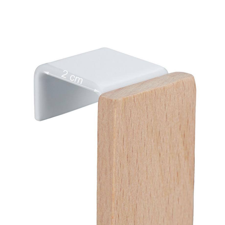 Northix Set di 5 ganci per porta in legno  