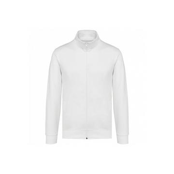 giacca in pile con zip