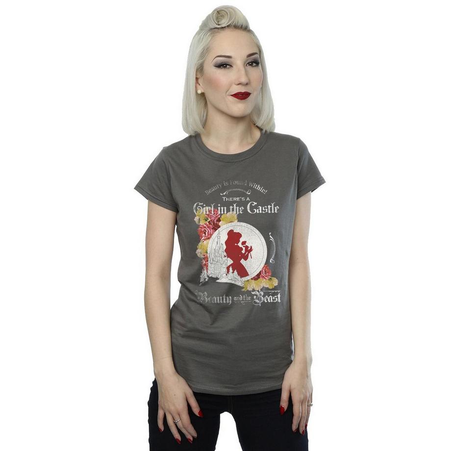 Disney Beauty And The Beast Girl in The Castle T-Shirt  