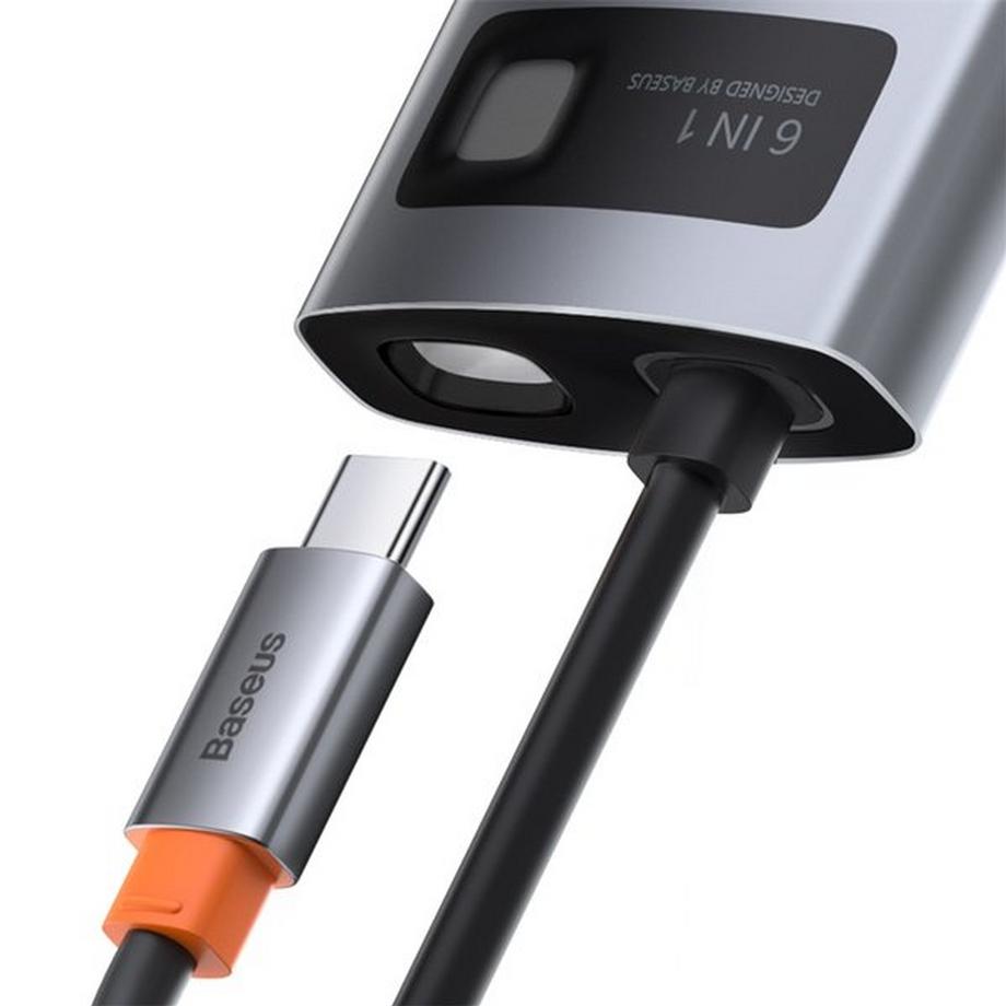 Baseus  Baseus Metal Gleam USB 3.2 Gen 1 (3.1 Gen 1) Type-C 5000 Mbit/s Grau 