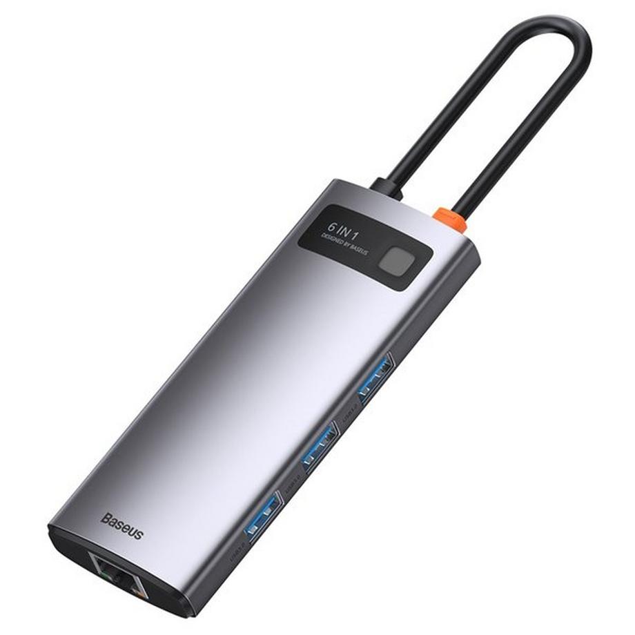 Baseus  Baseus Metal Gleam USB 3.2 Gen 1 (3.1 Gen 1) Type-C 5000 Mbit/s Grau 