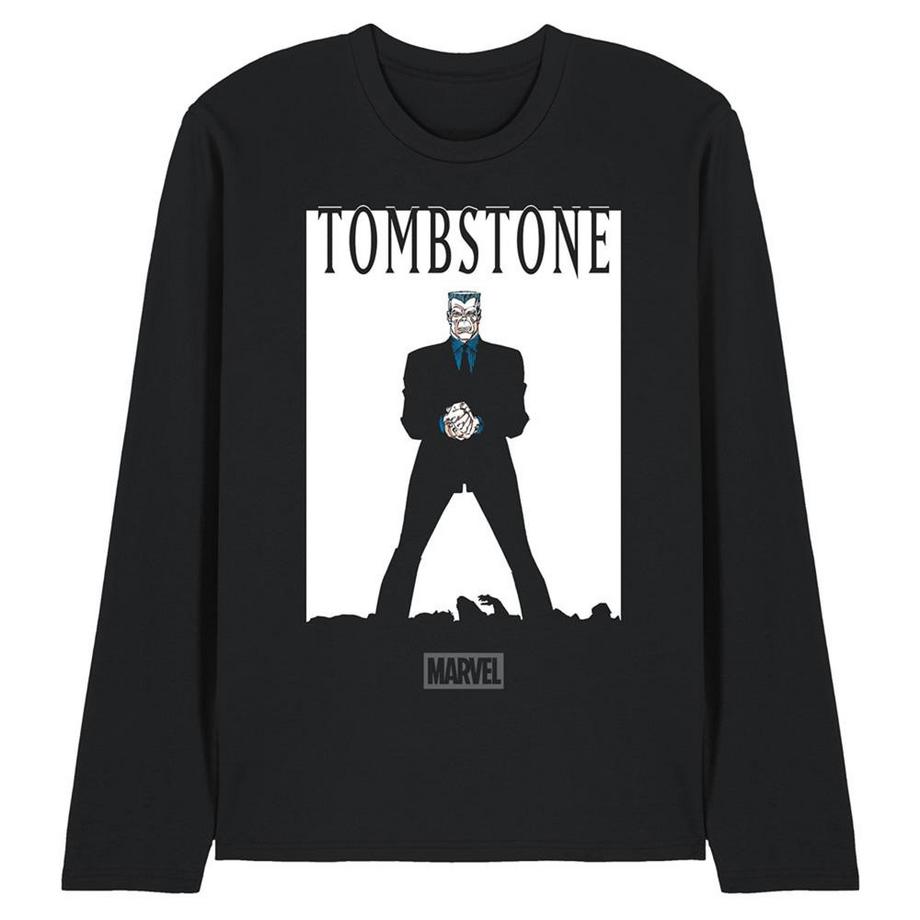T-ShirtManches Longues Motif Pierre Tombale Motiftyle Housse