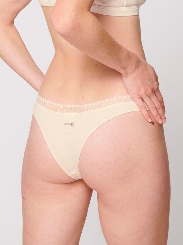 sloggi Go Ribbed Brazil Slips 2er Pack  