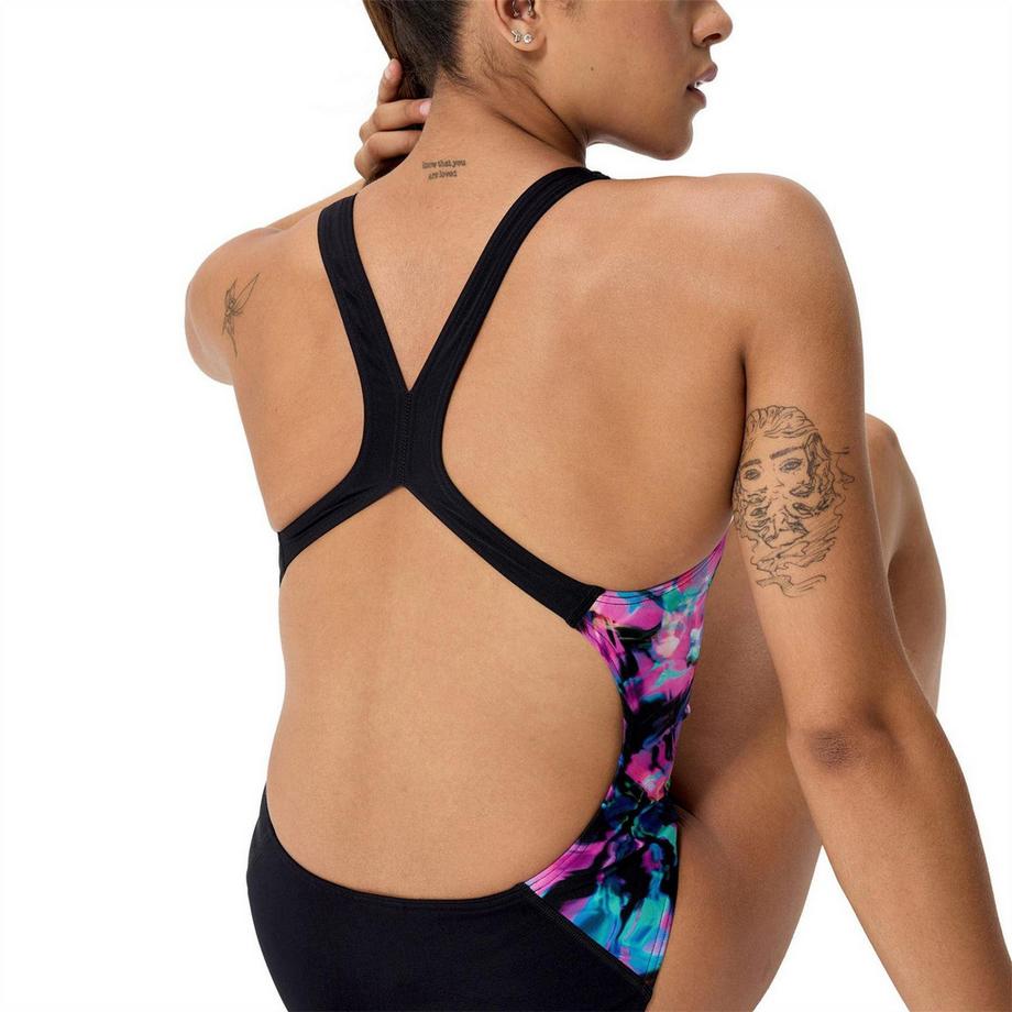 speedo Maillot De Bain 1 Pièce Motif Abstrait  