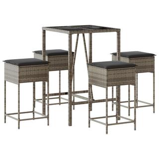 VidaXL Gartenbar set poly-rattan  