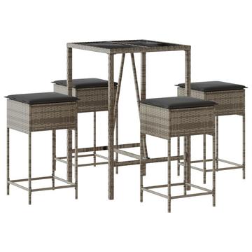 Gartenbar set poly-rattan