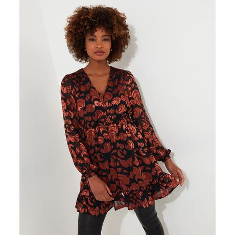 Joe Browns  Robe Tunique Col V Florale 