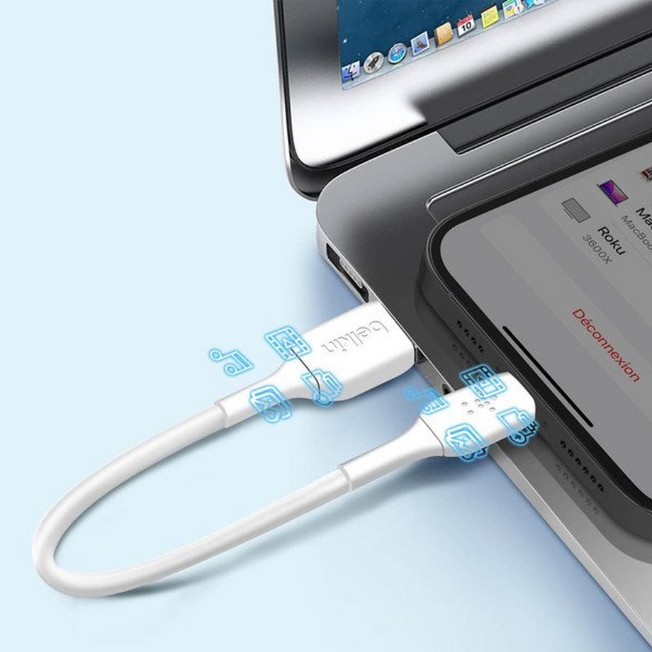 belkin  Belkin USB / Lightning Kabel 15cm Weiß 