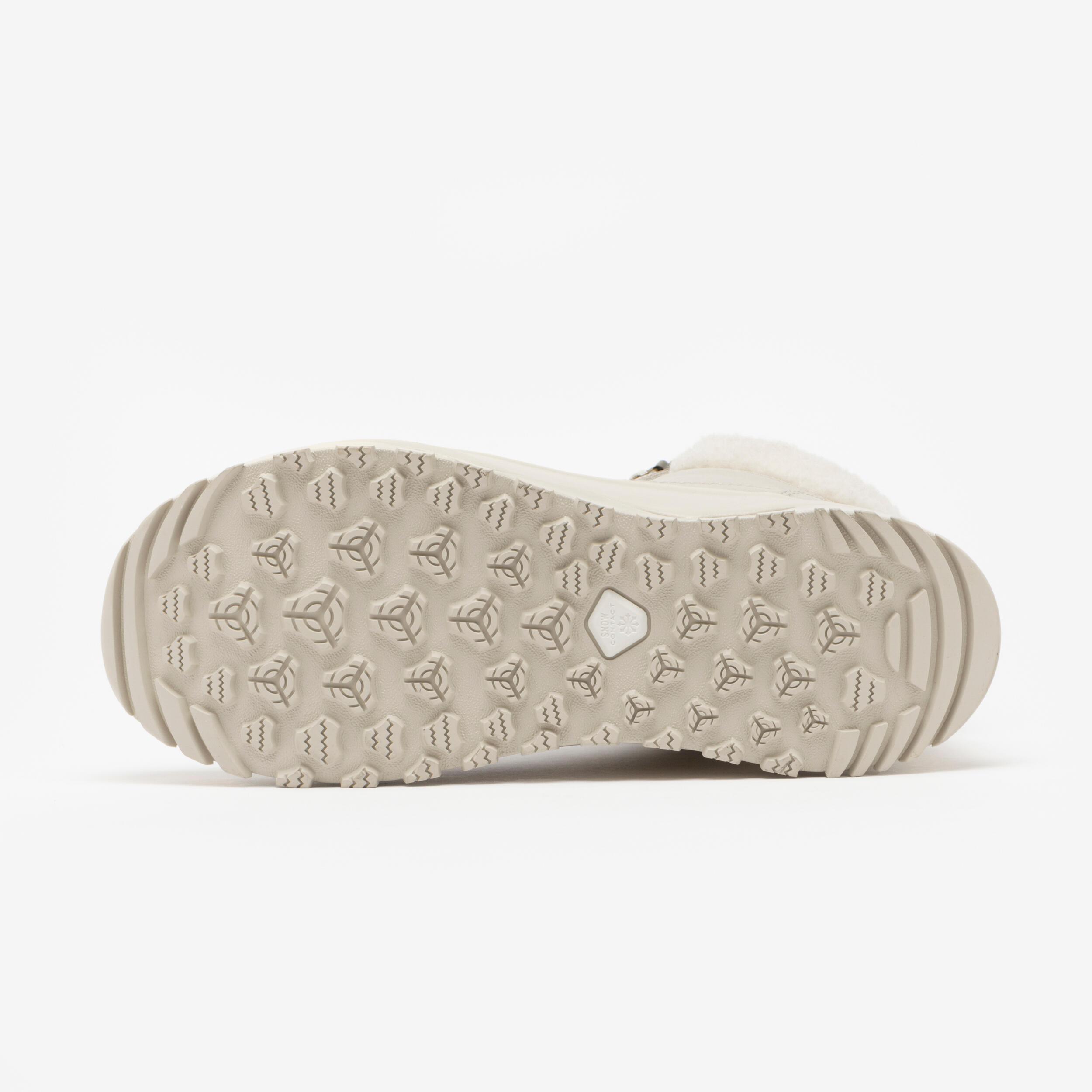 QUECHUA  Chaussures de randonnée neige femme NH500 Mid cuir imperméable 