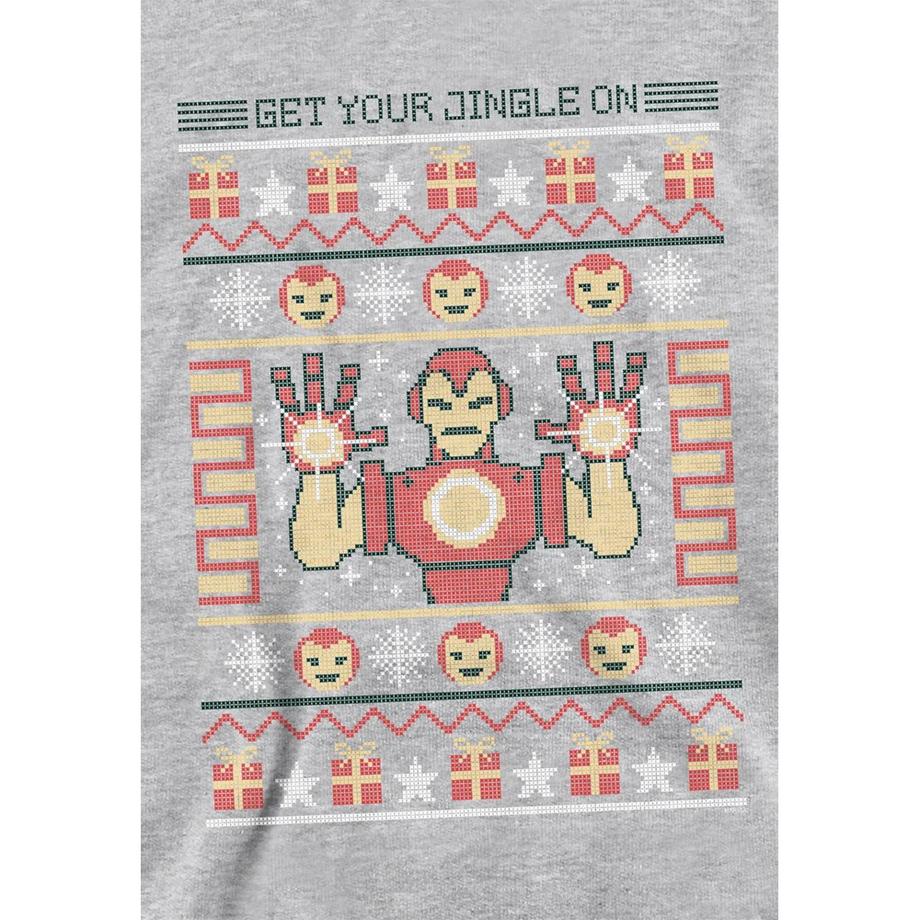 MARVEL  Sweat À Capuche Noël Motif Iron Man 
