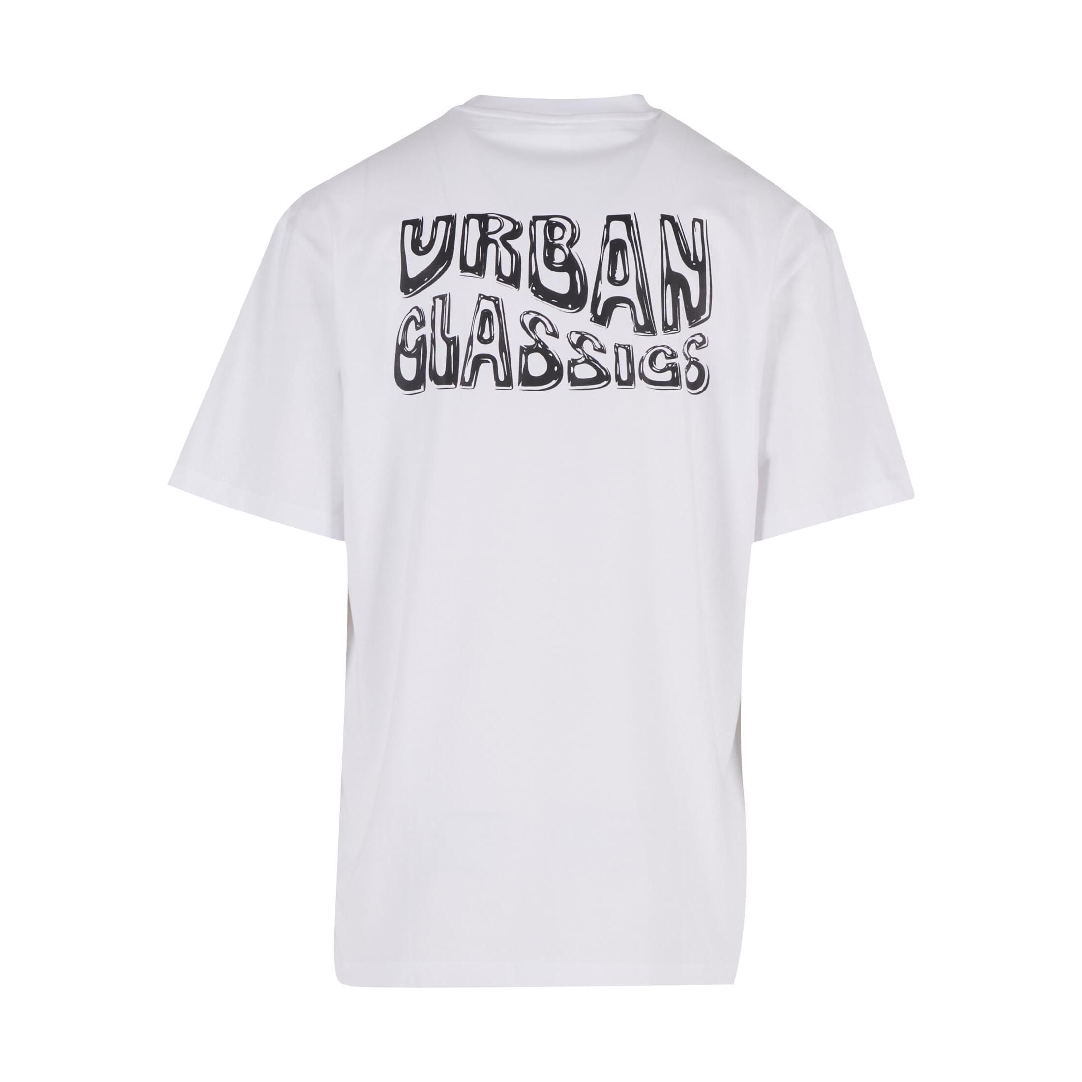 URBAN CLASSICS Shiny Logo Tall T-Shirt  