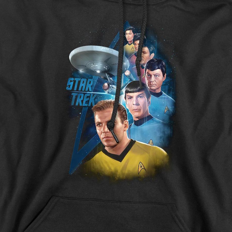 Star Trek Among the Stars Felpa con cappuccio  