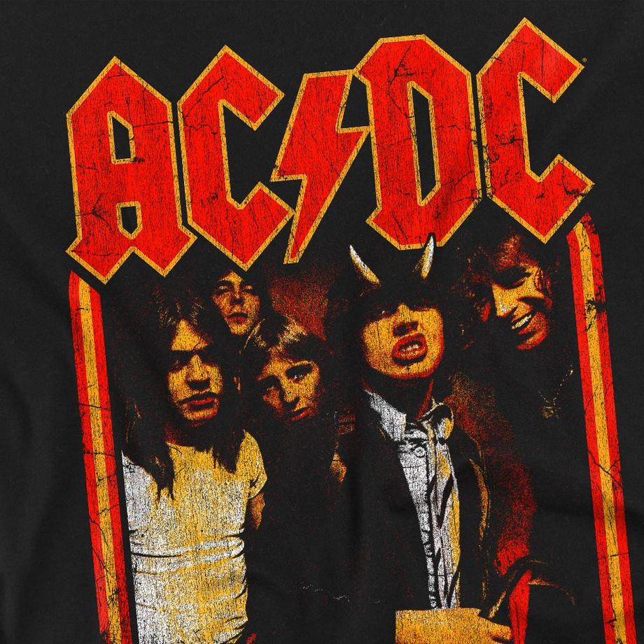 AC/DC ACDC Bedrucktes Kurzarm T-Shirt  