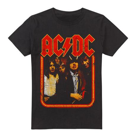 AC/DC ACDC T-Shirt Stampata Maniche Corte  