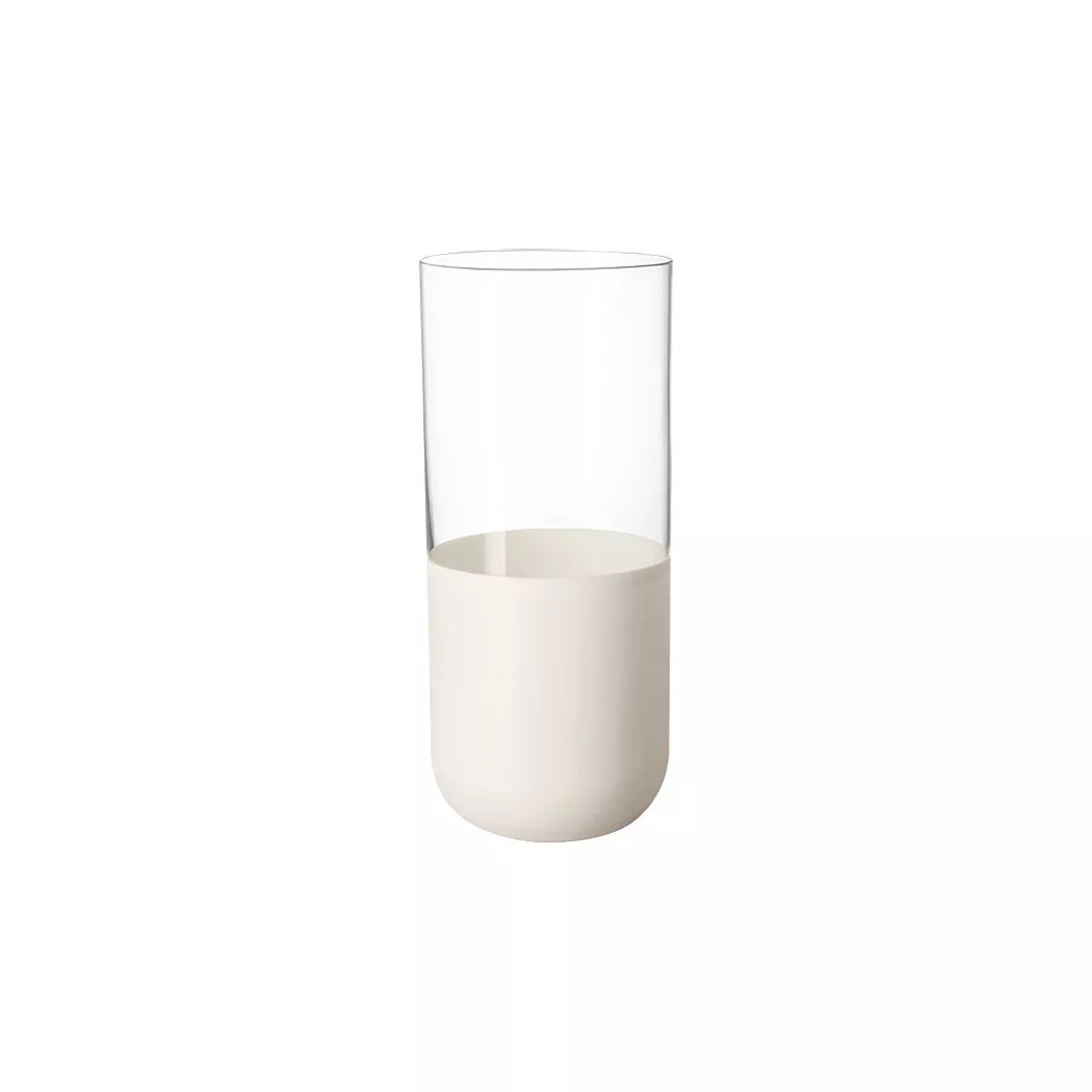 VILLEROY & BOCH Longdrinkbecher 4er Set MANUFACTURE ROCK BLANC GLAS weiss