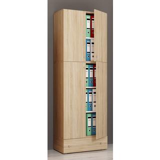 VCM XXL Büroschrank Aktenschrank Bücher Büromöbel Ordner Schrank Lona 5f Schublade  