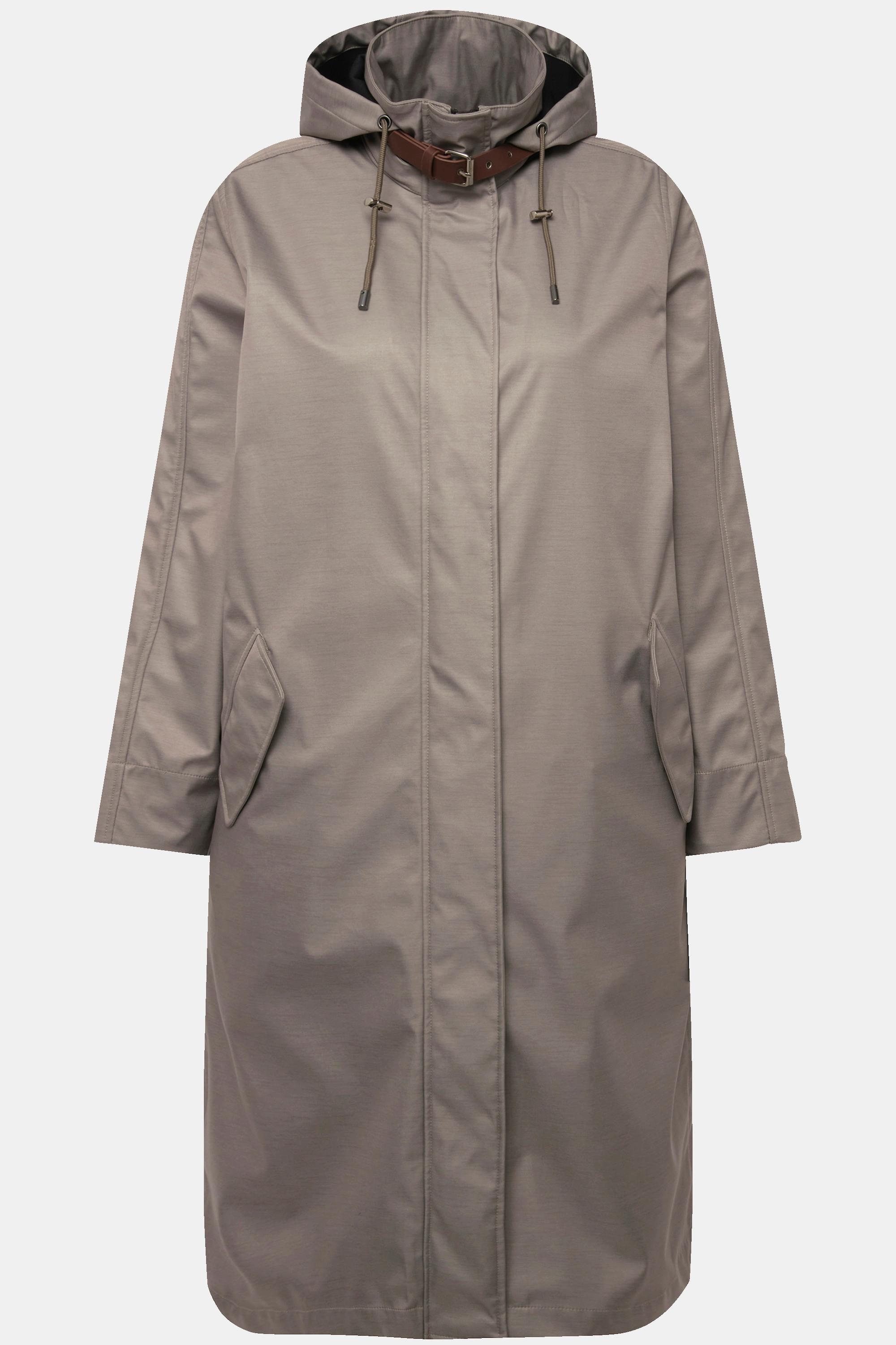 Ulla Popken  HYPRAR Softshell-Mantel, wasserdicht, Stehkragen 