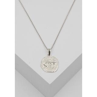 MUAU Schmuck  Anhänger Sternzeichen Stier Weissgold 750, 16x22mm 
