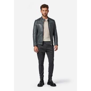 RICANO  Lederjacke Cooper - im Biker-Stil mit Stehkragen 