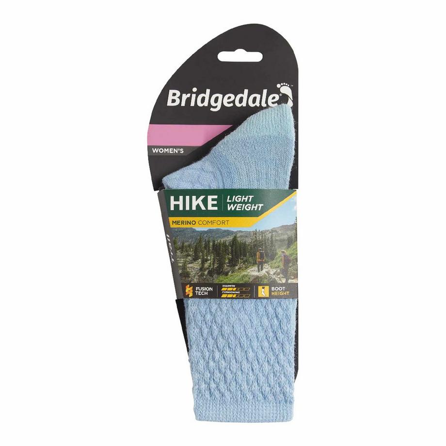 Bridgedale Chaussettes de randonnée légères en laine mérinos  