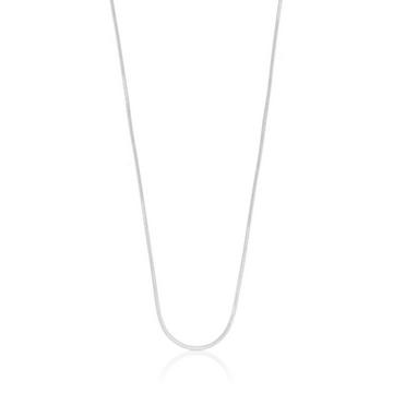 Collier Schlange Weissgold 750, 1mm, 42cm