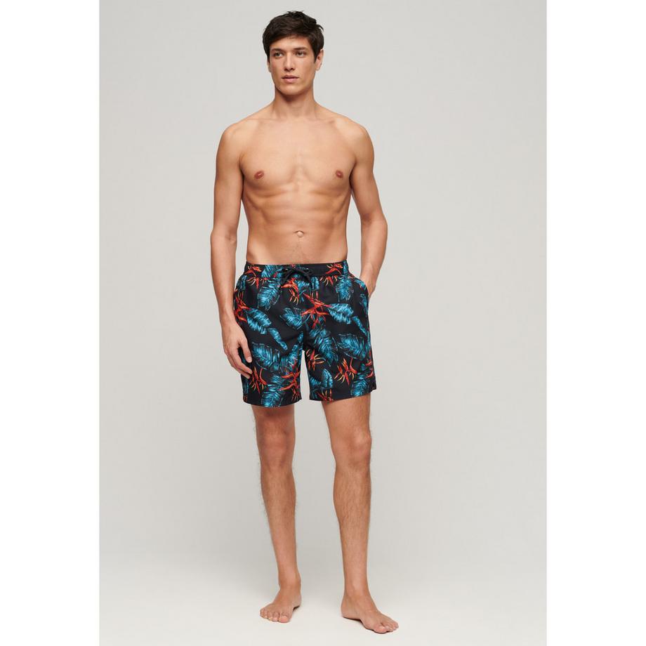 Superdry Hawaii Print Badeshorts  