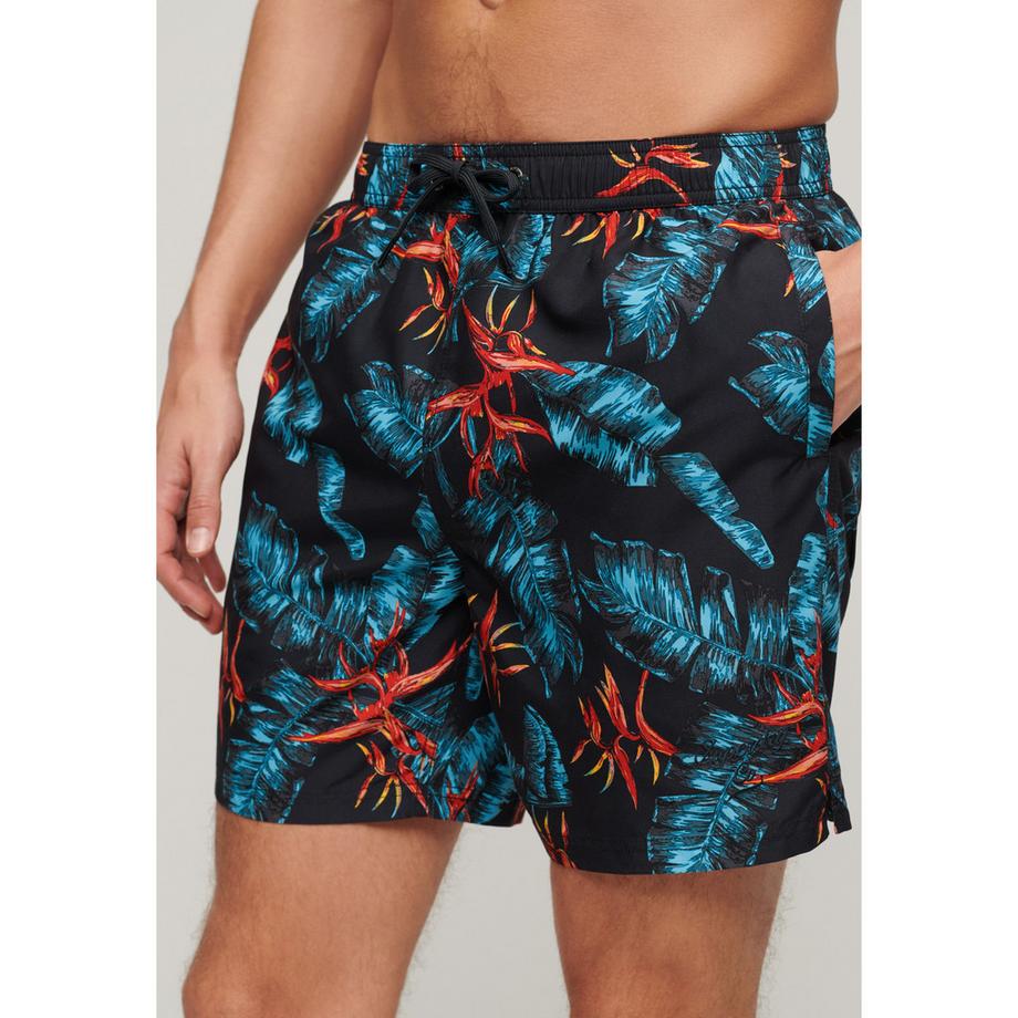 Superdry Hawaii Print Badeshorts  