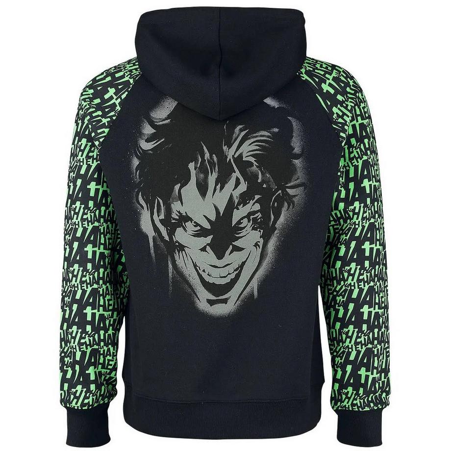 The Joker The Joker Ha Ha Felpa con Cappuccio  