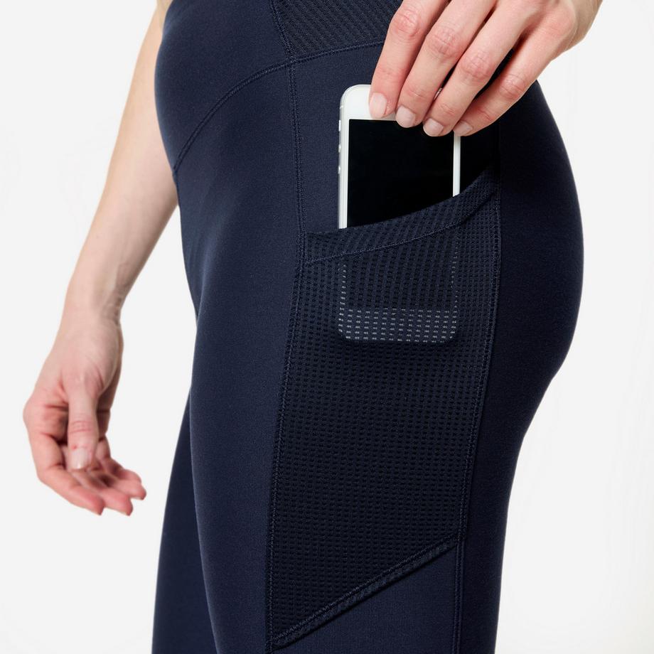 DOMYOS  Legging femme fitness avec poche polyester 