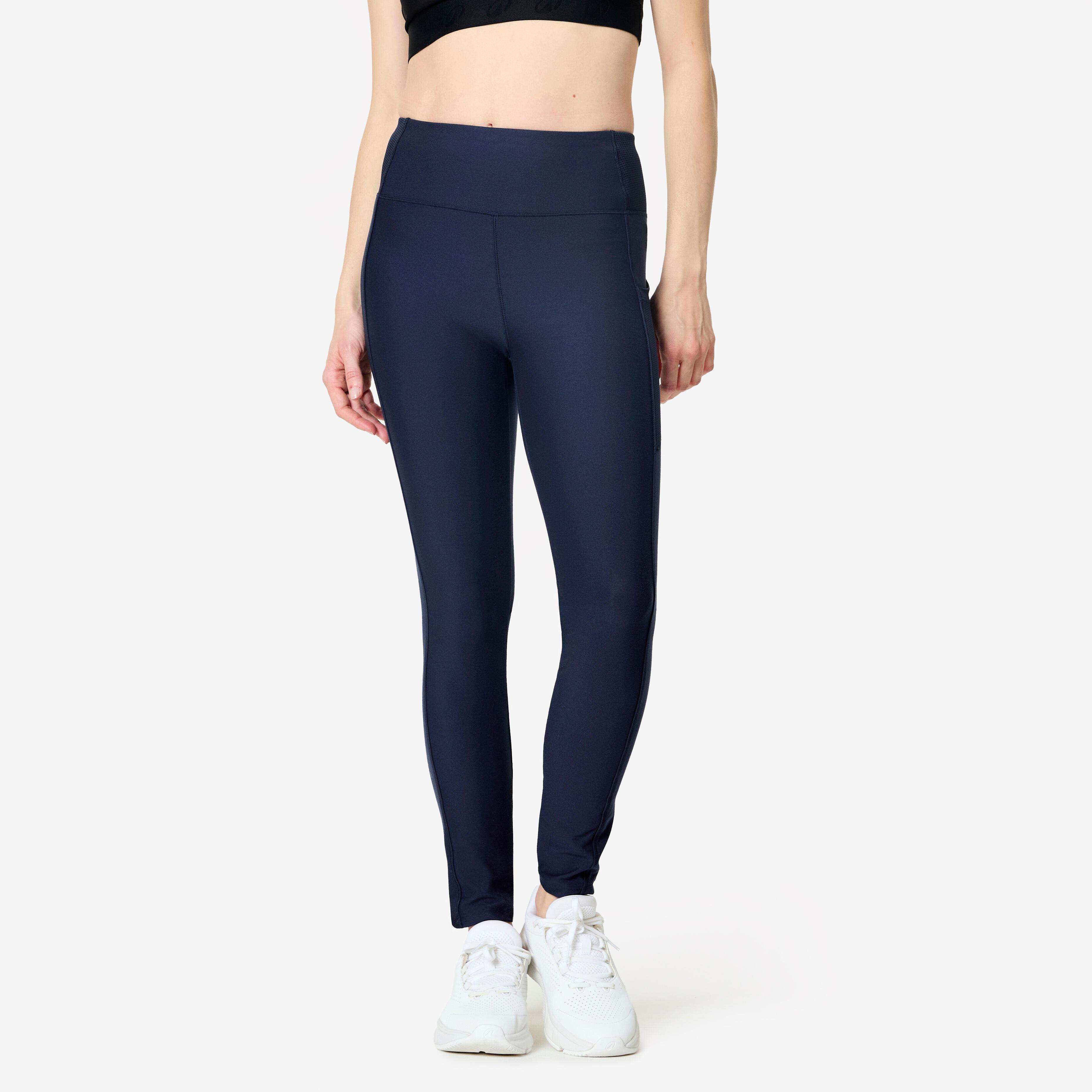 DOMYOS  Leggings  Fitness mit Tasche Polyester 