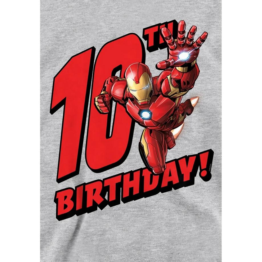 MARVEL  Sweat À Capuche 10ème Anniversaire Motif Iron Man 