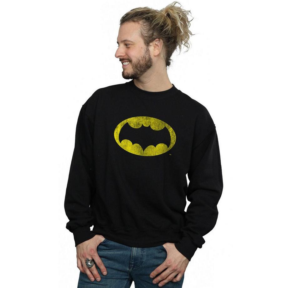 DC COMICS Batman Distressed Logo Sweatshirt  