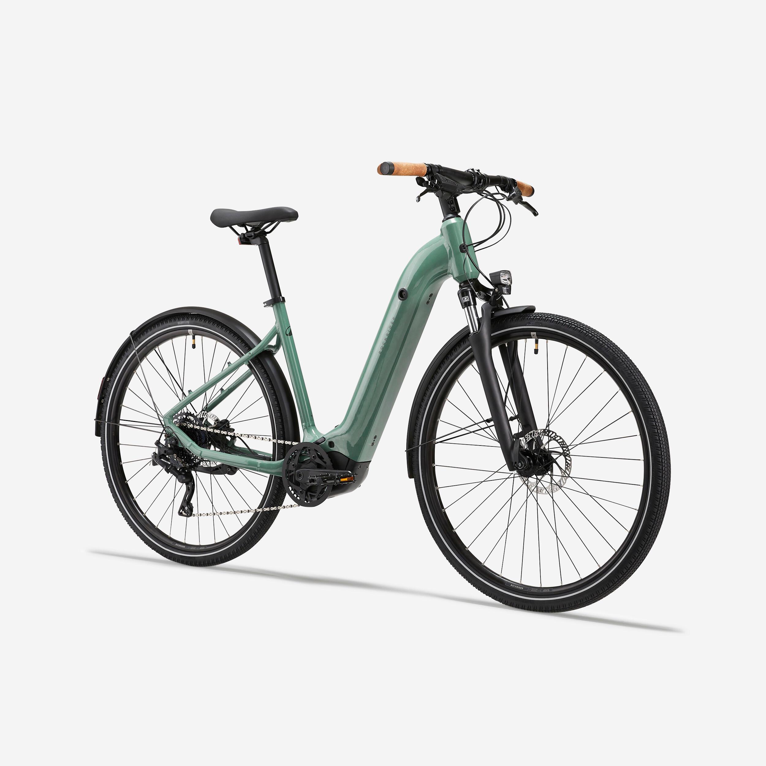 ROCKRIDER  Vélo électrique SUV trekking 28 pouces col bas aluminium 