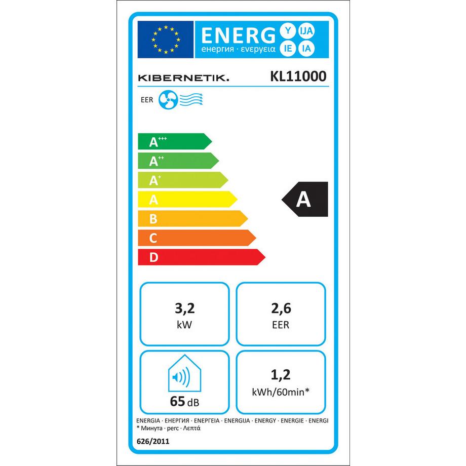 Kibernetik Klimagerät KL11000 mit WIFI  
